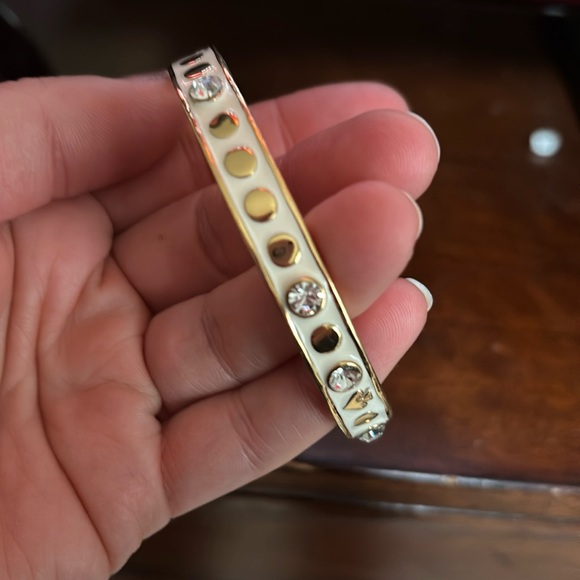 kate spade Jewelry - Kate Spade Bangle Bracelet ♠️ ~ sold out online! Spot the Spade ~stamped B